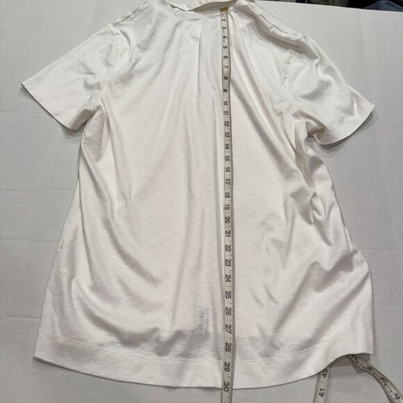 Perry Ellis Men’s 100% Cotton Short Sleeve Button-Up Shirt White Size XL - Picture 4 of 4